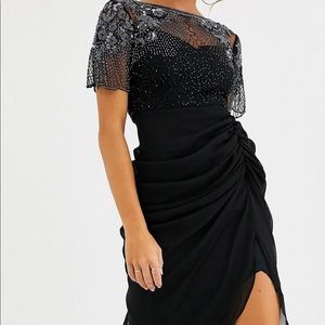 Virgos Lounge dress beaded black 10